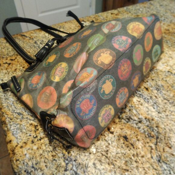 Dooney and Bourke Womens Monogram Hand Bag Multicolor - Picture 4 of 11